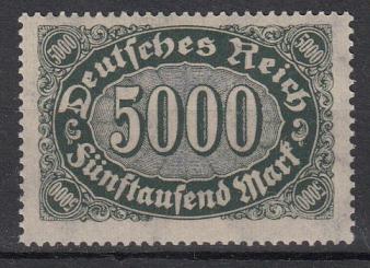 256 - Deutsches Reich Infla Nr. 256 d 