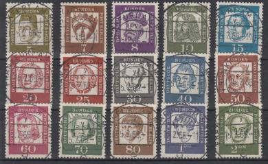 199 - Berlin Bedeutende Deutsche Nr. 199-213 