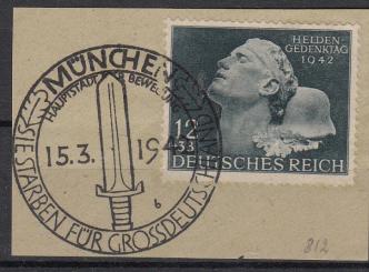 812 - Deutsches Reich Nr. 812 