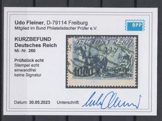 260 - Deutsches Reich Infla Nr. 260 