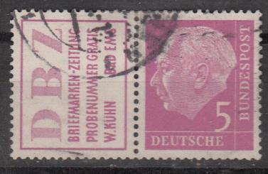 0179 - Bund Heuß-Zusammendruck W6 