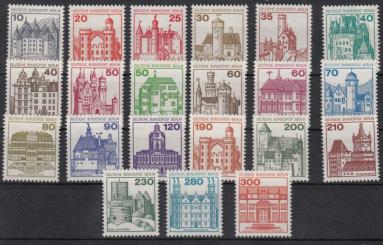 532 - Berlin Dauerserie Burgen & Schlösser komplett 