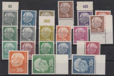 409 - Saarland Heuß 2 Nr. 409-428 