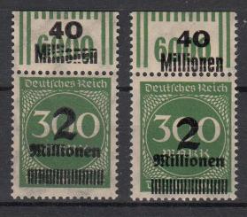 310 - Deutsches Reich Infla Nr. 310 A OPD F 2'9'2 