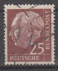 186 - Bund Heuß lumogen Nr. 186y 