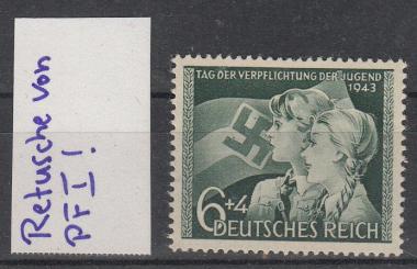 843 - Deutsches Reich Nr. 843 I Retusche 