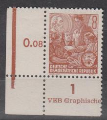 0408 - DDR Nr. 408 mit VEB + RL 