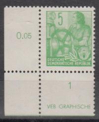 0363 - DDR Nr. 363 Teil-VEB + RL 