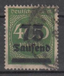 287 - Deutsches Reich Infla Nr. 287 b 