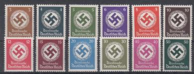 166 - Deutsches Reich Dienst Nr. 166-177 