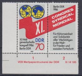 3049 - DDR Nr. 3049 I + DV 