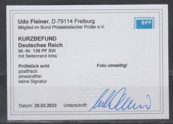 135 - Deutsches Reich Infla Nr. 135 XVI 