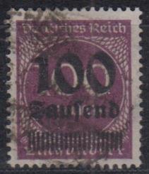 289 - Deutsches Reich Infla Nr. 289 a 