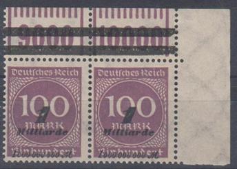 331 - Deutsches Reich Infla Nr.. 331 b OPD H g WOR 1'11'1 