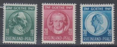46 - Rheinland-Pfalz Goethe Nr. 46-48 