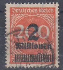 309 - Deutsches Reich Infla Nr. 309 Wb 