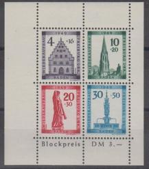 38 - Französische Zone Baden Block 1 A 