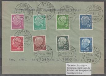0179 - Bund Heuß lumogen Nr. 179y - 260y 