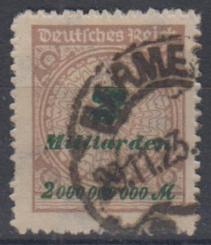 326 - Deutsches Reich Infla Nr. 326 BP 