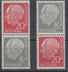 0182 - Bund Heuß S49 YII + S51 YII 