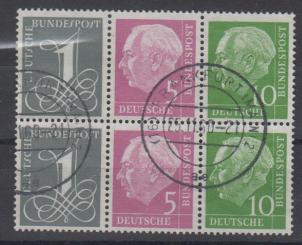 0179 - Bund Heuß-Zusammendruck W 18 YII (x2) 