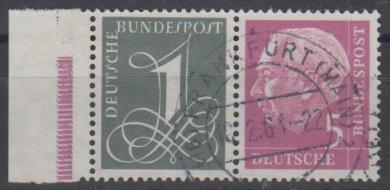 0179 - Bund Heuß-Zusammendruck W 17 YII 