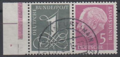 0179 - Bund Heuß-Zusammendruck W 17 YII 
