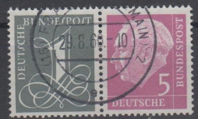 0179 - Bund Heuß-Zusammendruck W 17 YII 