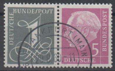 0179 - Bund Heuß-Zusammendruck W17 YII 