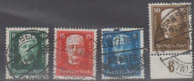 403 - Deutsches Reich Nr. 403-406 