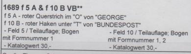 1689 - Bund Nr. 1689 f5 & f10 B 