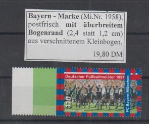 1985 - Bund Nr. 1985 Abart 