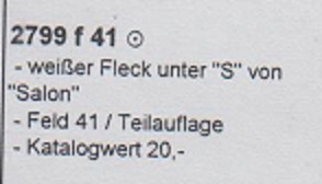 2799 - DDR Nr. 2799 f41 