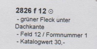 2826 - DDR Nr. 2826 F12 