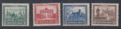 450 - Deutsches Reich Nothilfe Nr. 450 - 453 