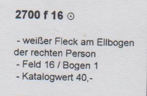 2700 - DDR Nr. 2700 F16 