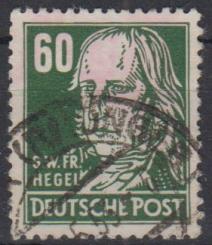 338 - DDR Köpfe 2 Nr. 338 va WZ 2XII 