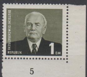 0342 - DDR Pieck Nr. 342 bb WZ XII 