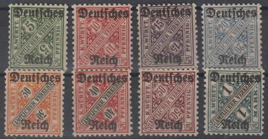 057 - Deutsches Reich Dienst Nr. 57 - 64 
