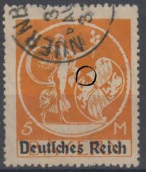 136 - Deutsches Reich Infla Nr. 136 III 