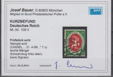 109 - Deutsches Reich Infla Nr. 109 II 