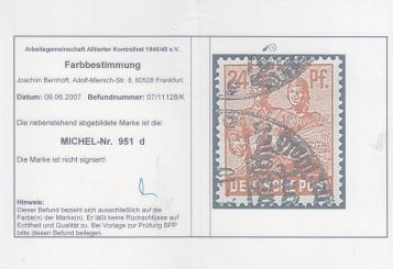 951 - Alliierte Besetzung Nr. 951 d 