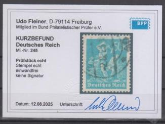 245 - Deutsches Reich Infla Nr. 245 