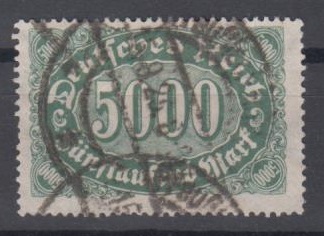 256 - Deutsches reich Infla Nr. 256 a 