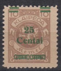 214 - Memel Nr. 214 II 