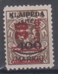 232 - Memel Nr. 232 III 