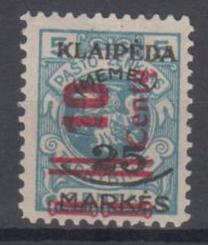 230 - Memel Nr. 230 I 