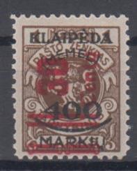 232 - Memel Nr. 232 I 