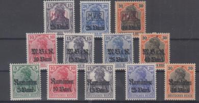 01 - Deutsche Besetzung Rumänien Nr. 1 - 12 