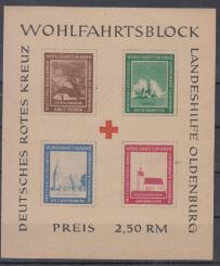 01 - Loklalausgaben Oldenburg Block 1 B 